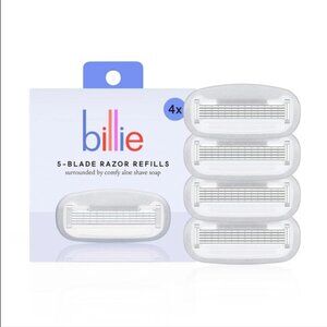 12 Pack - Billie Women’s Razor Refill Blades 5-Blade Cartridges,4 Razors per box